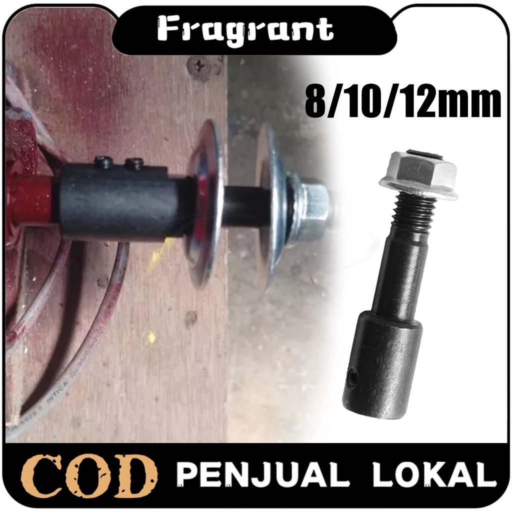 8/10/12mm Paket Konektor Sambungan As Dinamo 775 Ke Gerinda Adaptor