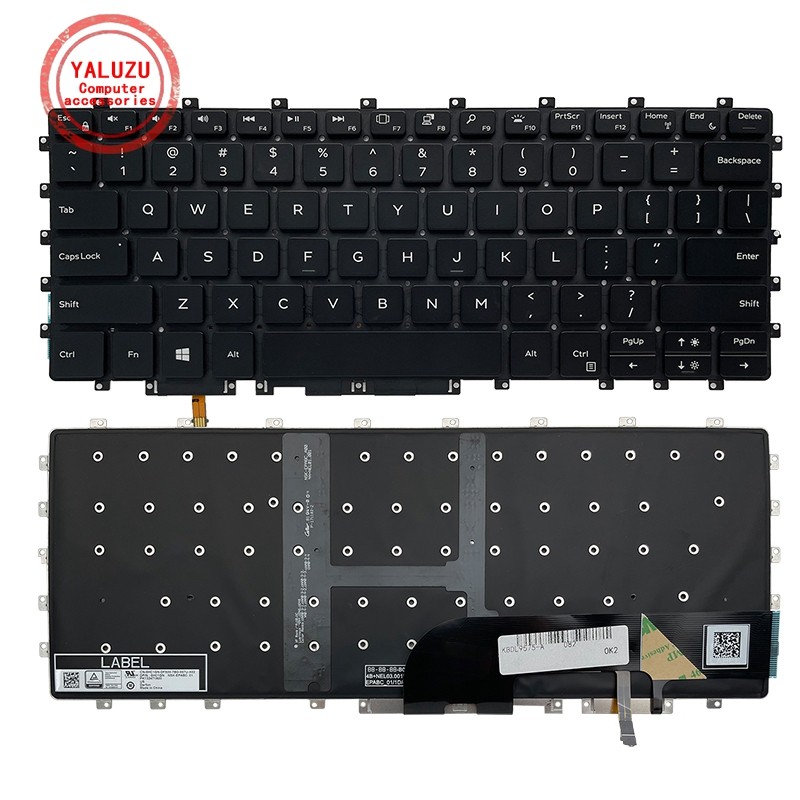 US English NEW Laptop Keyboard For Dell XPS 15 9575 XPS 15 7590 M5540