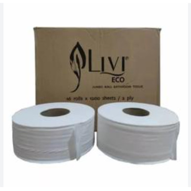 Tissue Livi Jumbo Roll/Livi Jumbo Toilet 1 Dus isi 16 Roll