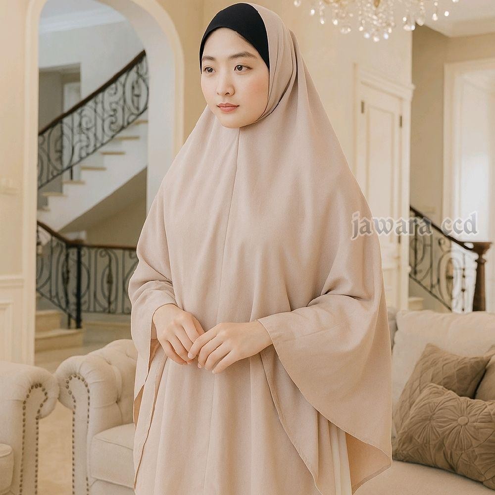 ysf KHIMAR JILBAB JUMBO CRINKLE TALI/HIJAB JUMBO BERGO CRINKLE AIRFLOW PREMIUM/KERUDUNG JUMBO CRINKL