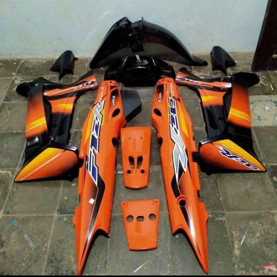 Body Set Halus Yamaha Fiz R 2003 Hitam Oren