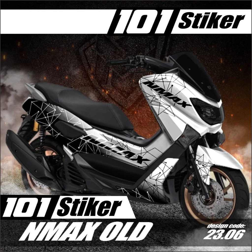 Mahes Decal - Decal Sticker Nmax Old Fullbody 2015 2016 2017 2018 2019 Decal Nmax Old Full Body polo