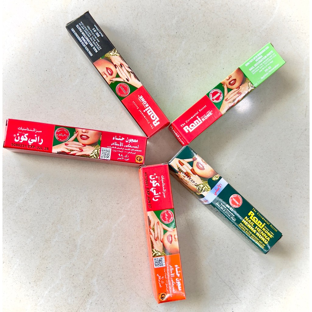 Henna Kone Rani Nail Decoration Pasta Henna Rani