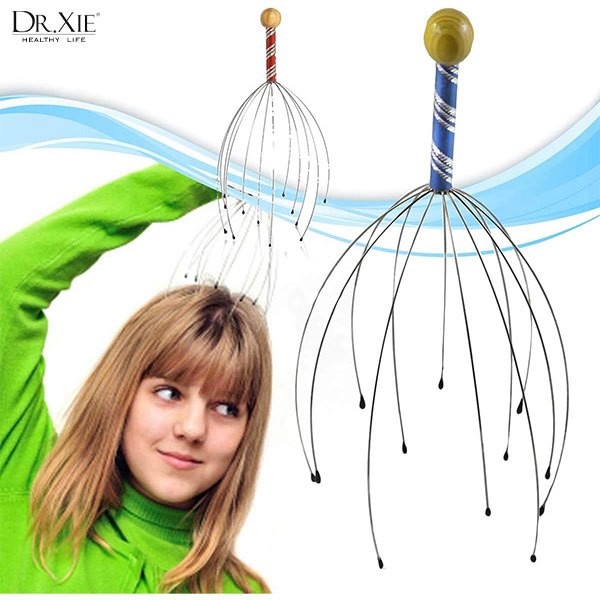 Dr. Xie Alat Pijat Kepala Gurita 12 Titik Akupuntur / Alat Pijat Kepala Anti Pusing / Alat Refleksi 