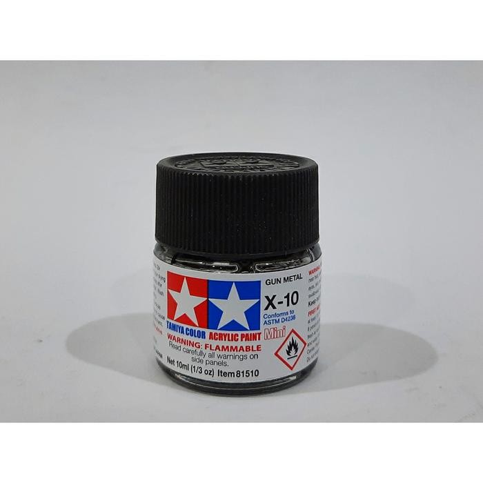 TAMIYA X-10 GUN METAL ACRILYC PAINT