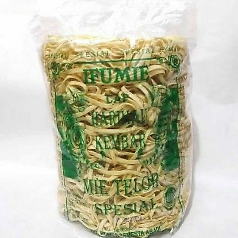 Mie Bangladesh Ifumie Mie Cap Harimau Kembar Mie Telor Medan Spesial Mie Mentah 500g