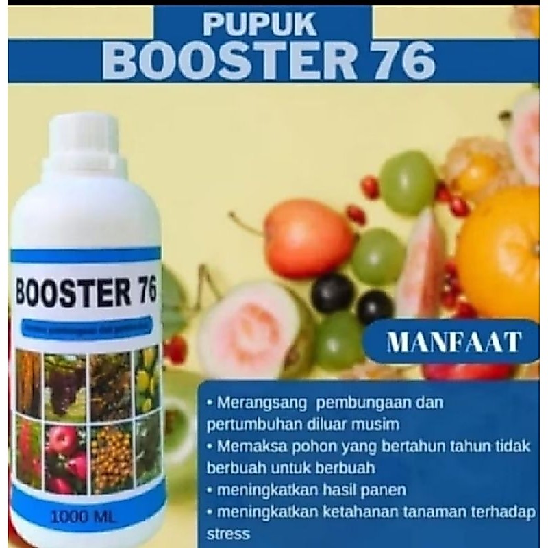 Pupuk Penyubur buah Boster 76 kemasan 1000 ml