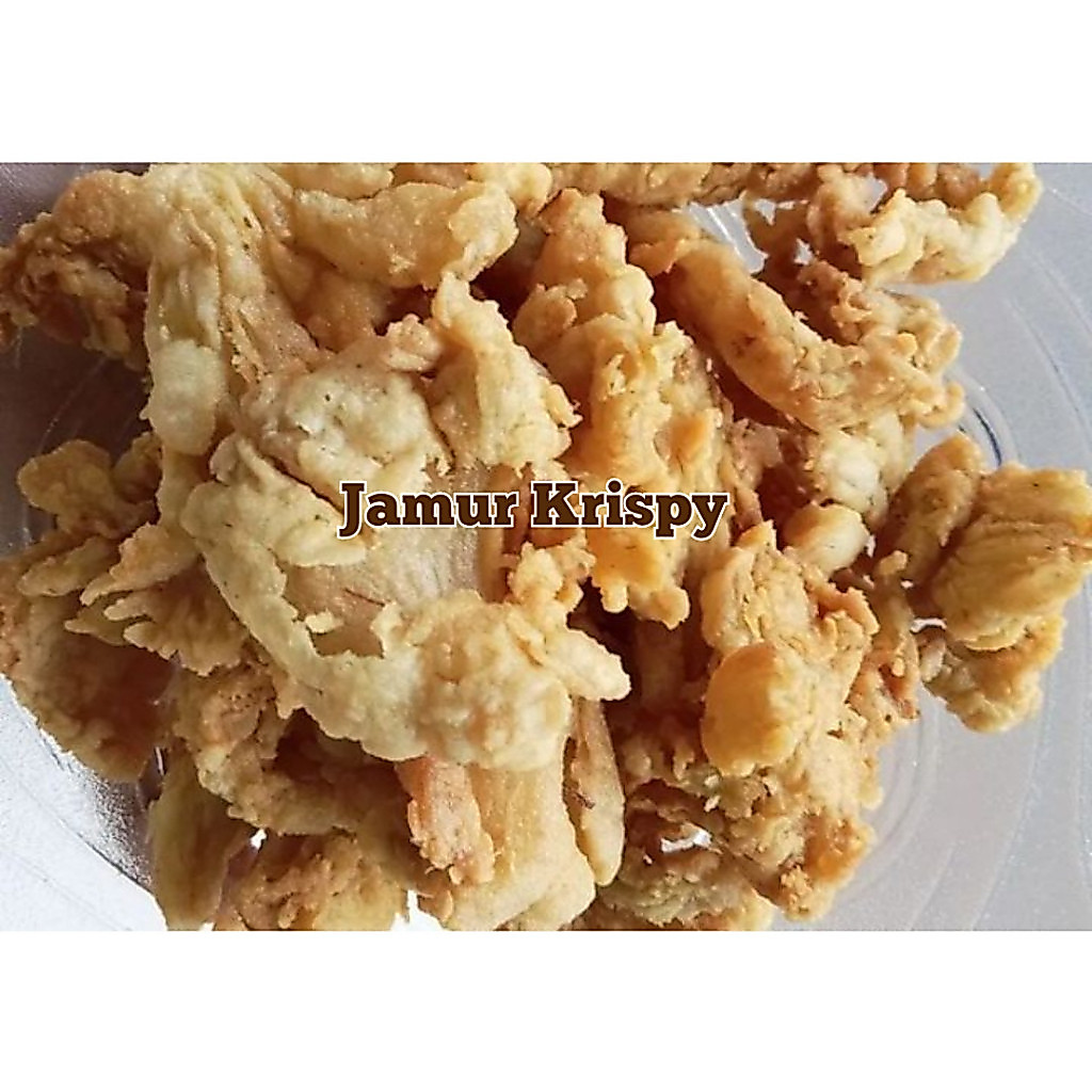 PROMO SALE jamur crispy 1kg jamur krispi 1 kg keripik jamur tiram jamur krispy jamur tiram crispy