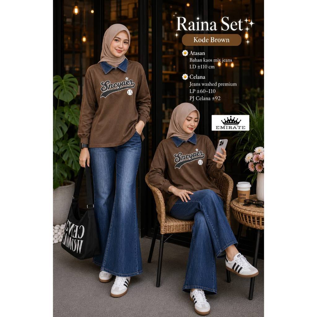 1406    RAINA SET  FASHION  by EMiRaTe  // NOVIISTUFF