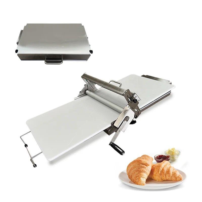 XEOLEO Commercial Manual Puff Pastry Machine Dough Sheeter Puff Pastry Maker Dough Flattener Laminat