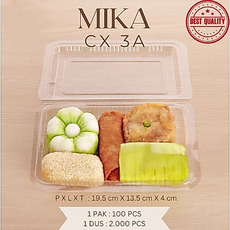 Mika plastik bening tebal merk MP 2A, CX 3A, CX 3C, CX 4A, CX 4C, CX 5A, , CX 5C, MP 6A