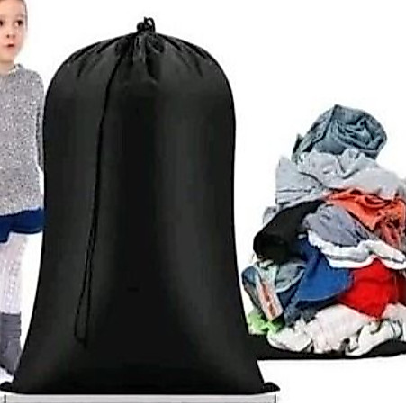 Tas Laundry Jumbo Parasut Anti Air Kapasitas Besar / Tas Baju Kotor Laundry / Tas Laundry Serut Jumb