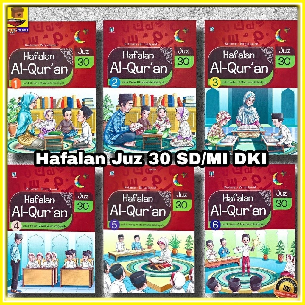 [ TS ] Buku Hafalan Alquran Juz 30 DKI SD/MI / Hafalan Juz 30 SD / MI Revisi