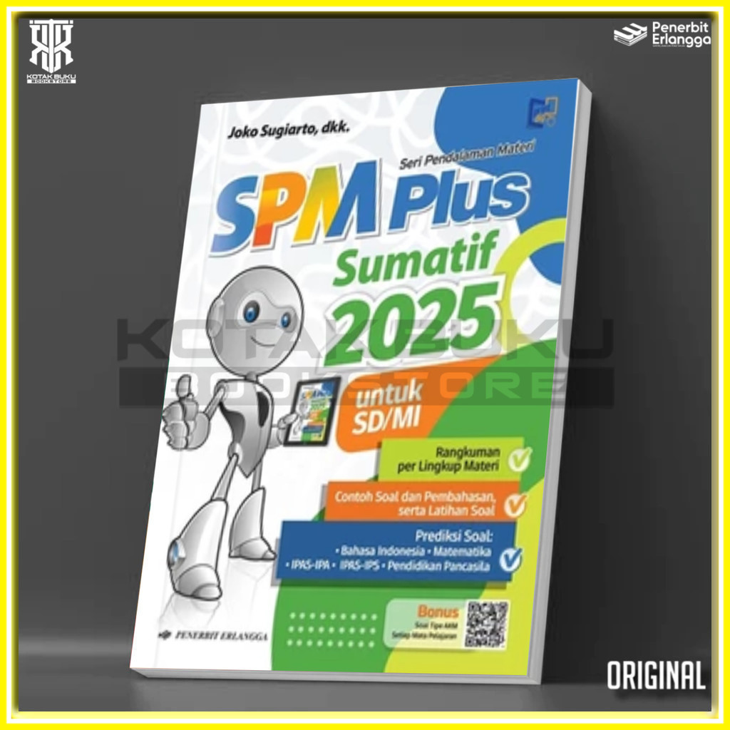 [ Erlangga ] Buku SPM Plus Sumatif 2025 SD/MI / SPM Plus 2025