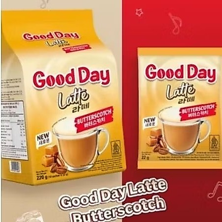 Good Day kopi Latte BUTTERSCOTCH (Per pack)
