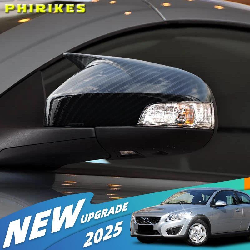 1 Pasang Penutup Cermin Spion Belakang M Untuk Volvo C30 C70 S40 S60 V40 V50 V70 2008-2010 Trim Penu