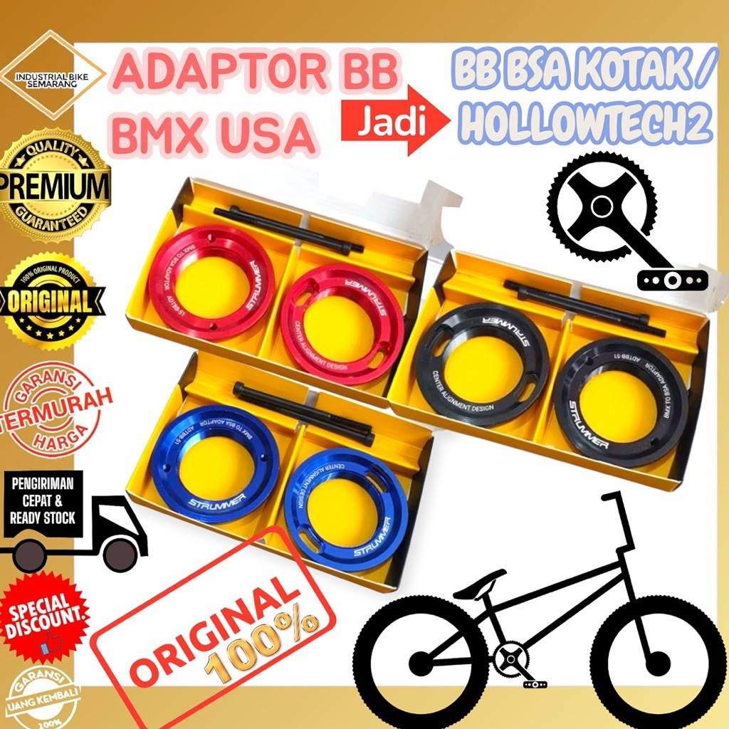 STRUMMER Adaptor BB BMX USA Ke BB BSA Kotak / Hollowtech 2