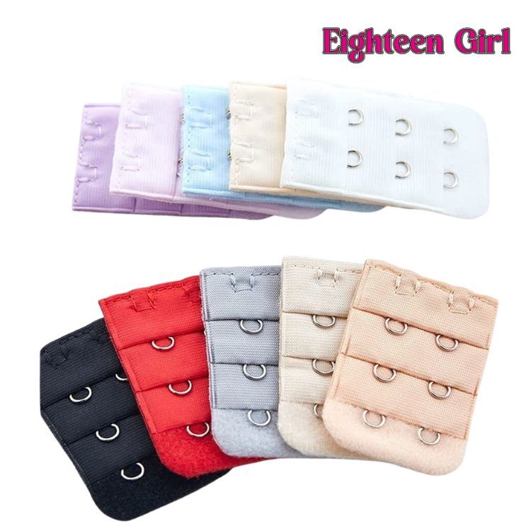 Eighteen Girl Pengait Bra Tambahan 3 Kait Extension Bra 2 Kait Karet Sambung Bra 2 Baris