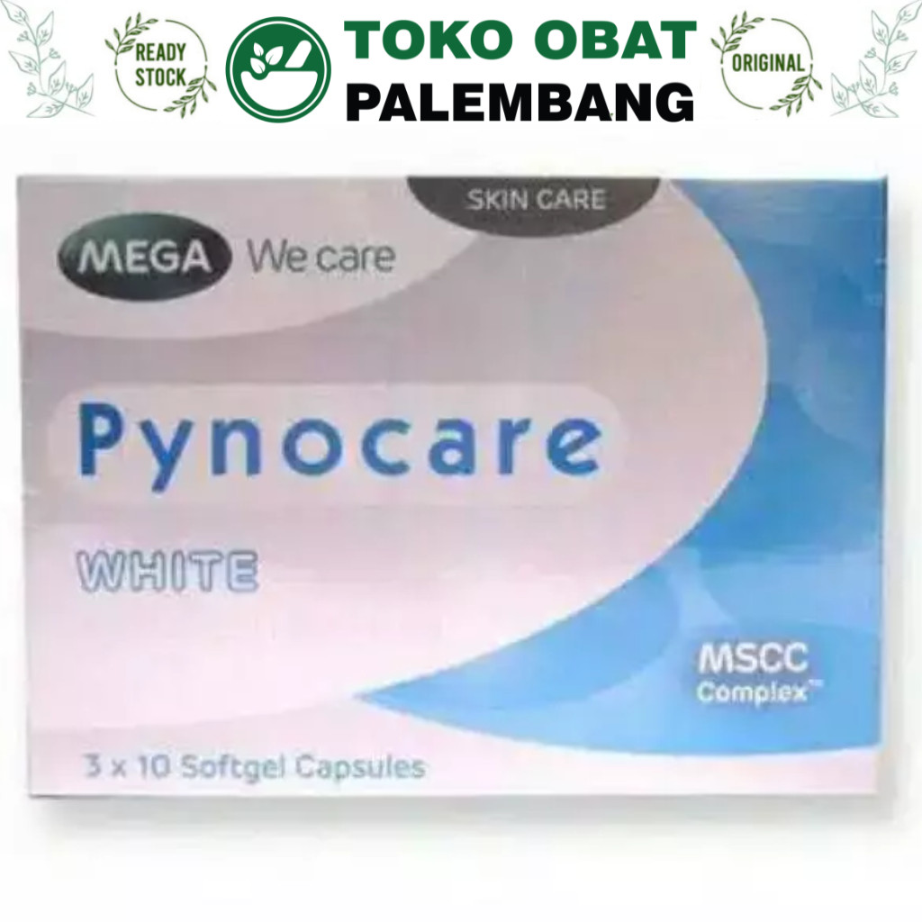 Pynocare White Original Box Isi 30 Pencerah Wajah Mega We Care PYNO CARE PINOCARE PINO CARE
