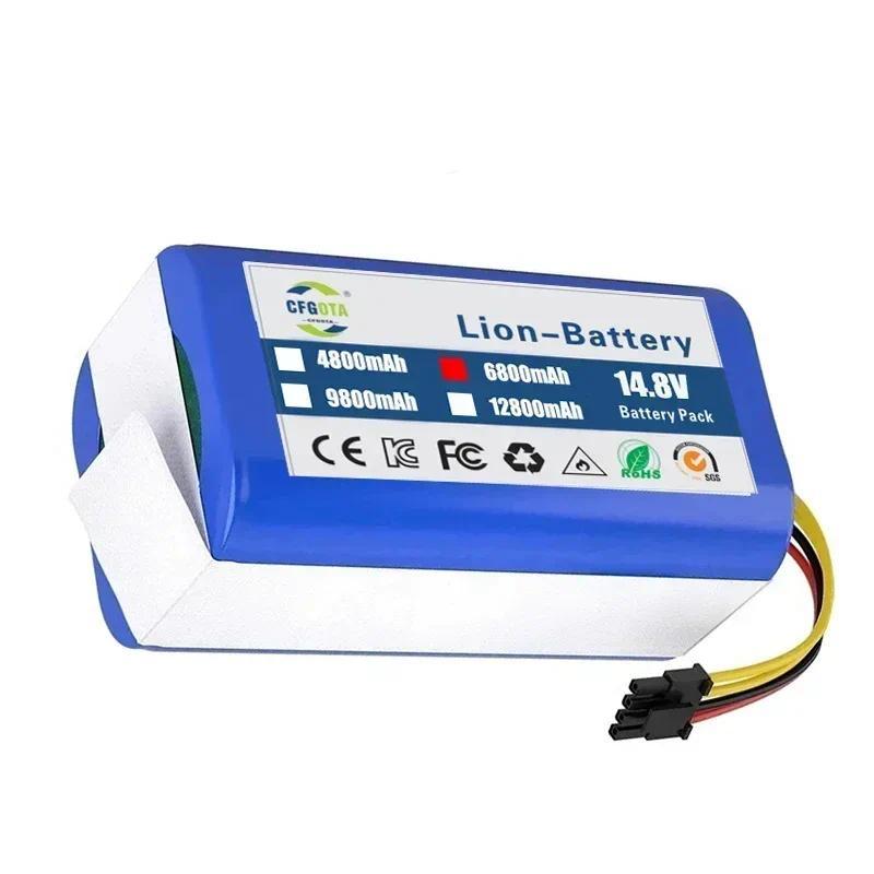 2600-12800mAh 14.4V Lithium-ion Battery For Cecotec Conga 1290 1390 1490 1590 Robot Vacuum Cleaner B