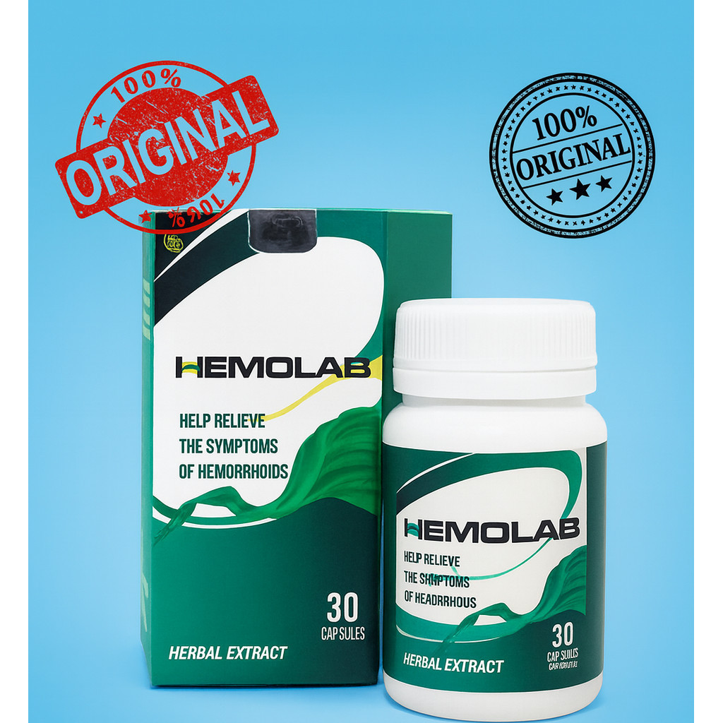 HEMOLAB Original Herbal Obat Wasir Ambien Membantu Mengurangi Nyeri AMPUH