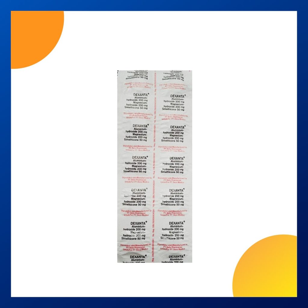 DEXANTA 1 STRIP @ 10 TABLET KUNYAH