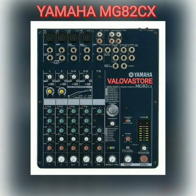 Mixer Yamaha MG 82CX / MG82CX / MG 82 CX GRADE A