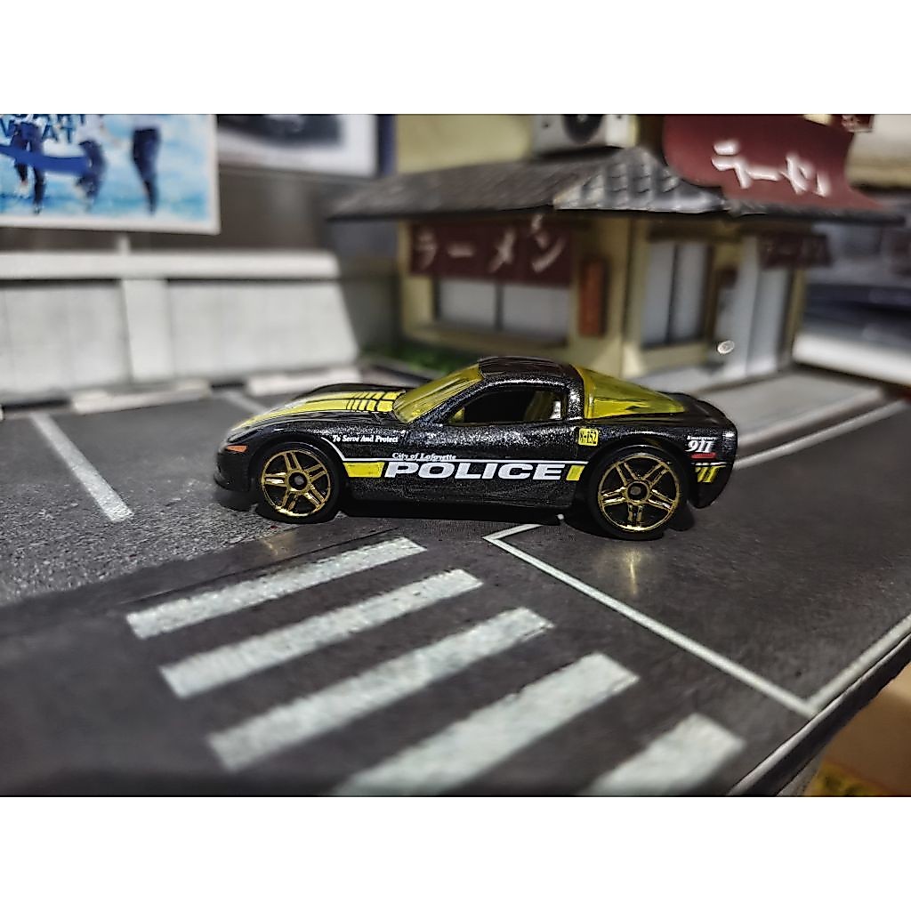 Hotwheels C6 Corvette Police