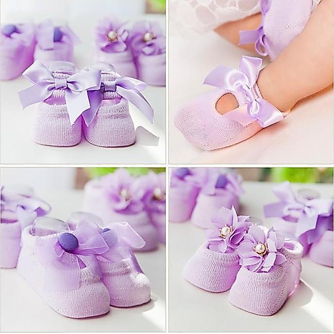 Bay- Dovana Kaos Kaki Set Bayi Perempuan N Style Baby Socks Gift Lucu New Born N Style Girl Blue Gre