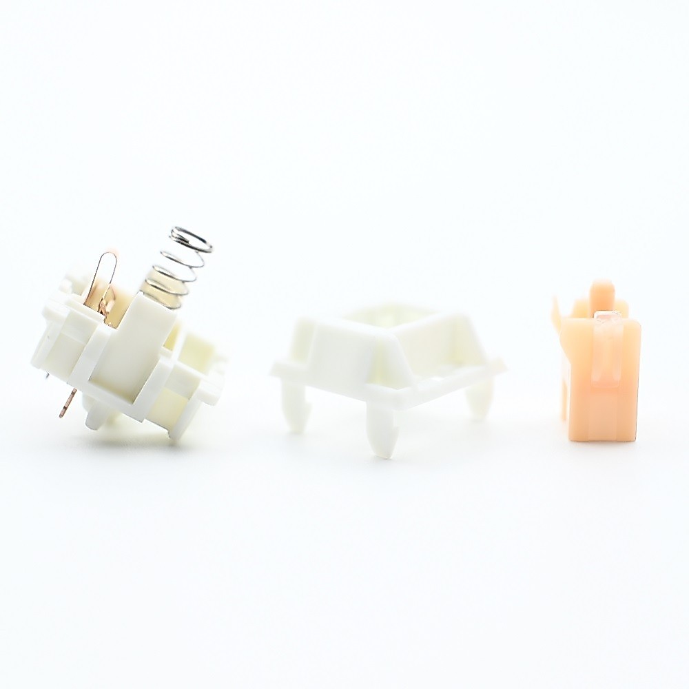 Outemu Switches Lubed Mechanical Keyboard Switch 5Pin Silent Tactile Linear Cream Blue Pink Yellow