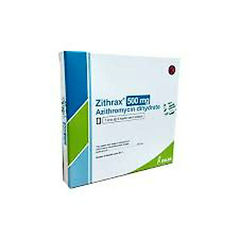 ZITHRAX 500 MG 1 STRIP @ 6 KAPLET SALUT SELAPUT