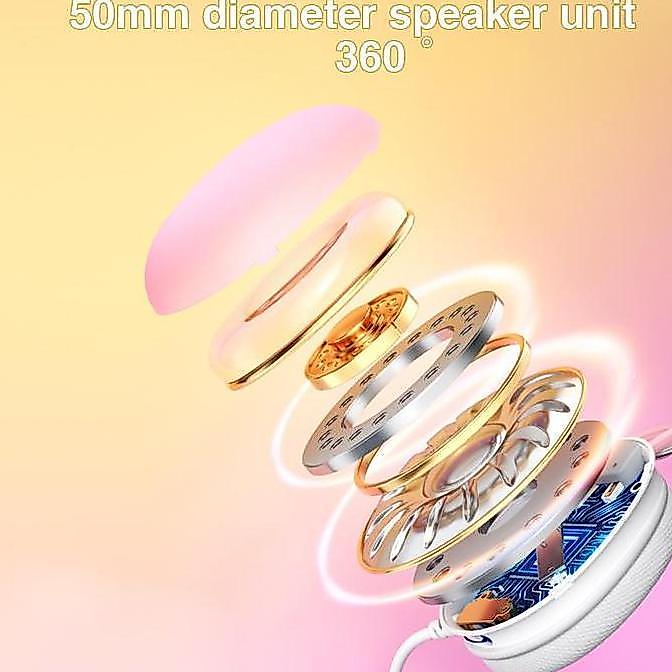Headset Gaming AULA S505 USB Streamer Light RGB Running - Headset - Headphone - Headset Game - Heads