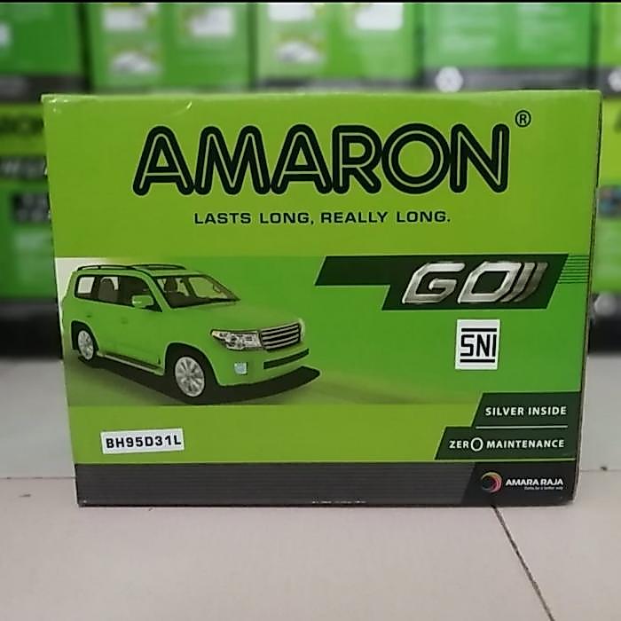 AKI BATERAI KERING AMARON GO 95D31L/BH95D31L PAJERO SPORT GRS 6 BLN