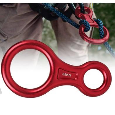 Cincin Descender Untuk Panjat Tebing Besi Descender Carabiner