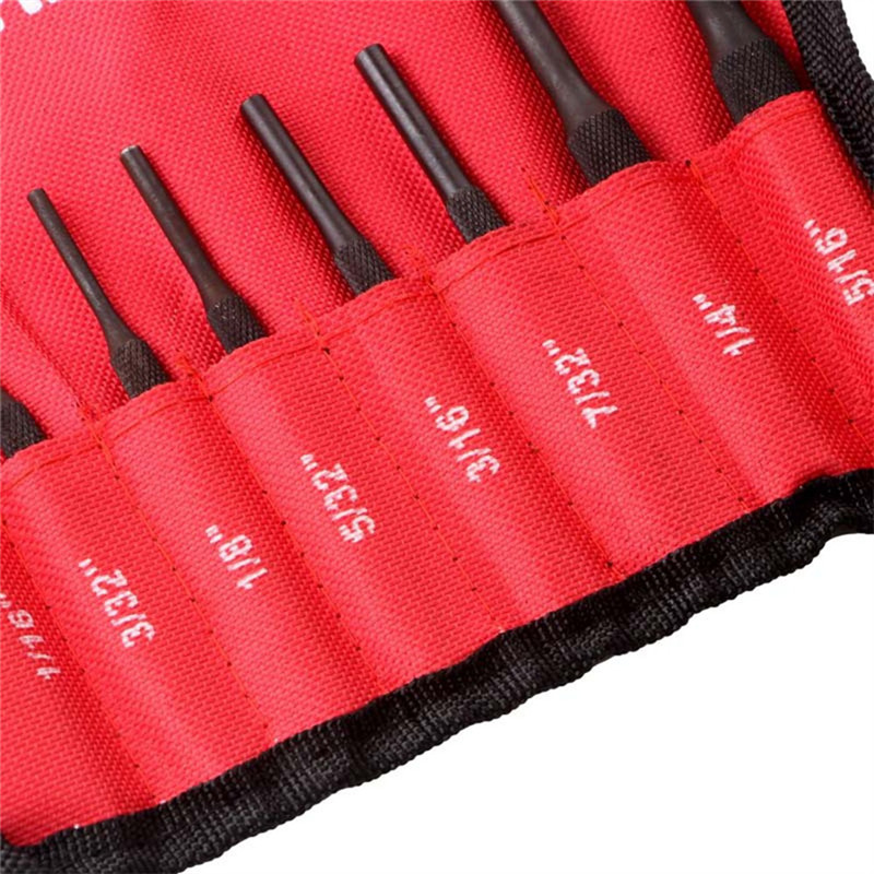 

HGHO 8Pcs Professional Roll Pin Punch Set Case Pin Punch Tool Pin Grip Roll Pin Punch For Jewelry And Watch Repair Easy To Use