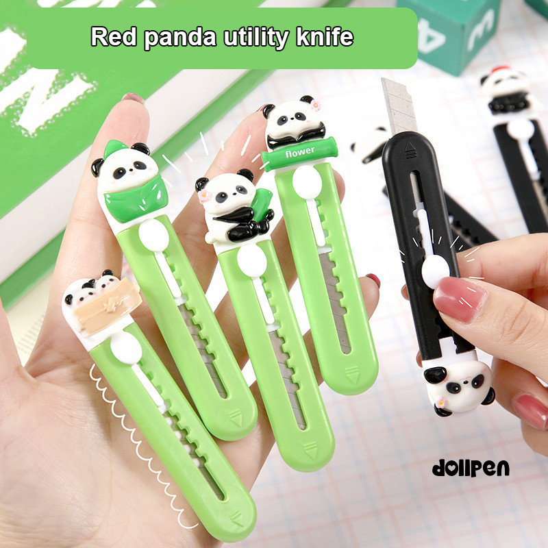 

Pemotong Serbaguna Portabel Tajam Pemotong Serbaguna Panda Kartun Lucu Pemotong Kertas Kantor Siswa /dollpen