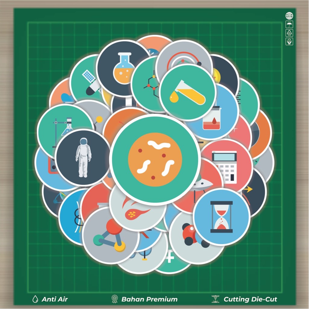 

HOT 50 PCS STIKER Stiker Ikon Teknologi Sains Stiker Fashion Cars Decal Dingin Kartu Album Custom Vinyl Anti Air- Sticker Aesthetic Buku Journal Koper Casing HP Tablet Laptop Helm Motor Botol Minum