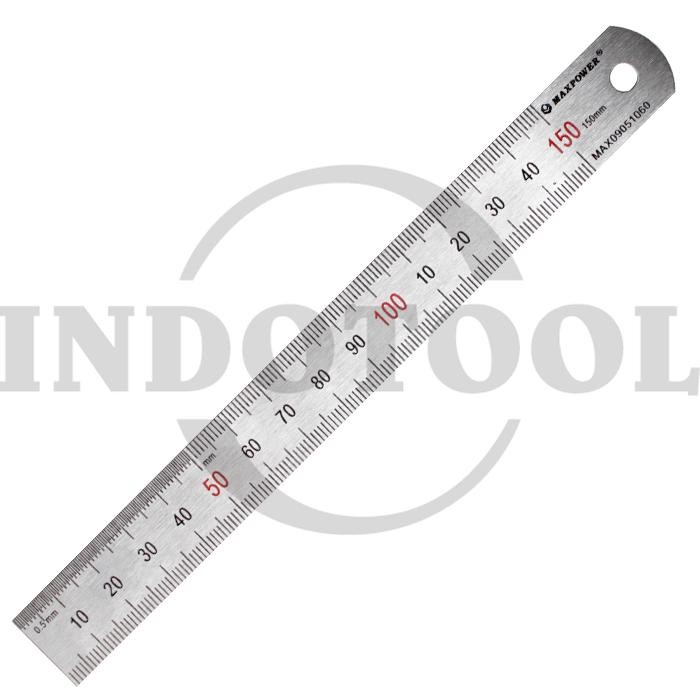 

PENGGARIS LURUS S.STEEL 40" / METRIC STEEL RULER 40" (1000MM) MAXPOWER