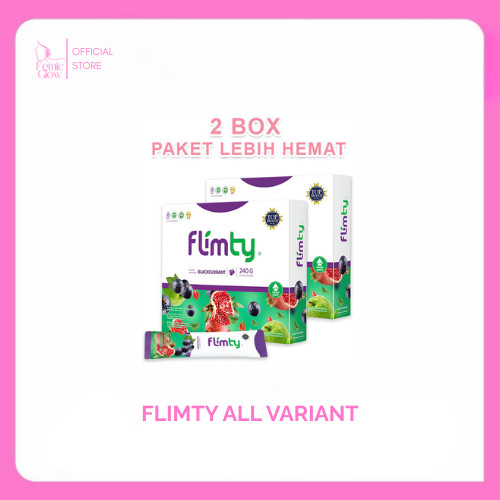 

Flimty Fiber - 1 Box isi 16 Sachet | Blackcurrant Raspberry Mango | Minuman Penurun Berat Badan