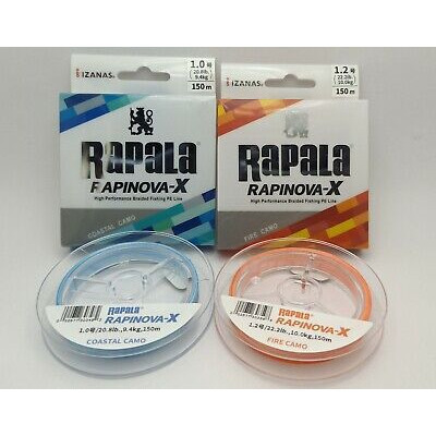 PE. RAPALA RAPINOVA-X BRAIDED PE LINE 150m