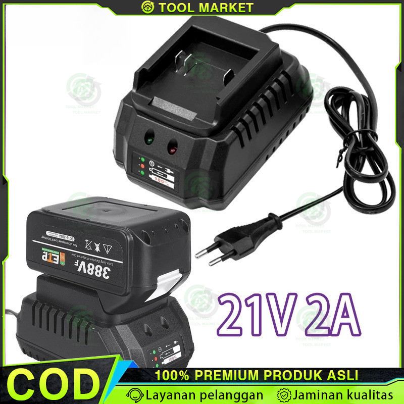 21v Charger Makita Lithium Bor Charger Adaptor Casan Cas Baterai Cordless Nagawa Bor Impact Wrench K