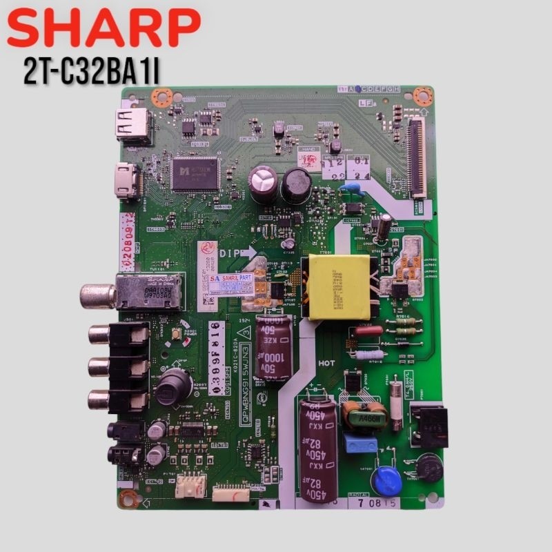 MB MAINBOARD MESIN TV SHARP 2T-C32BA1I - SHARP 2T-C32BA1I - C32BA1I