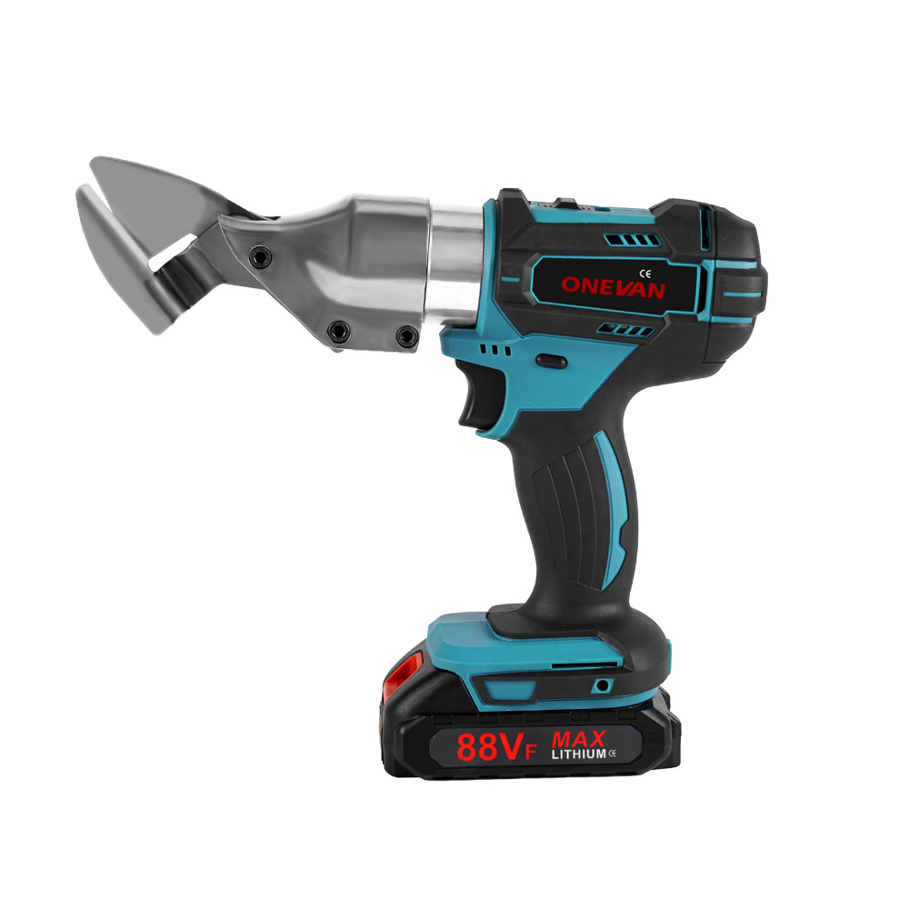 

ONEVAN Electric Iron Scissors Metal Cordless Cutting Iron Shear Sheet Carbon Steel Cutter Power Tools For 21V 18V Battery