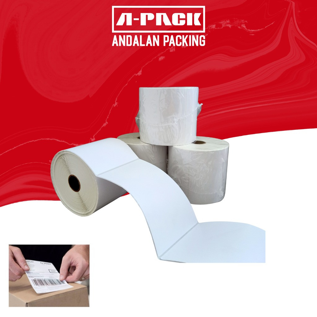 

Kertas Sticker Thermal | Sticker Berkode Paper Thermal | A6 100 x 150mm