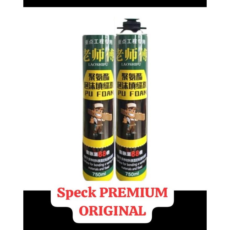 

promo pu foam spray 750 ml perekat lubang_celah_asbes-plafon - shifu premium terlaris
