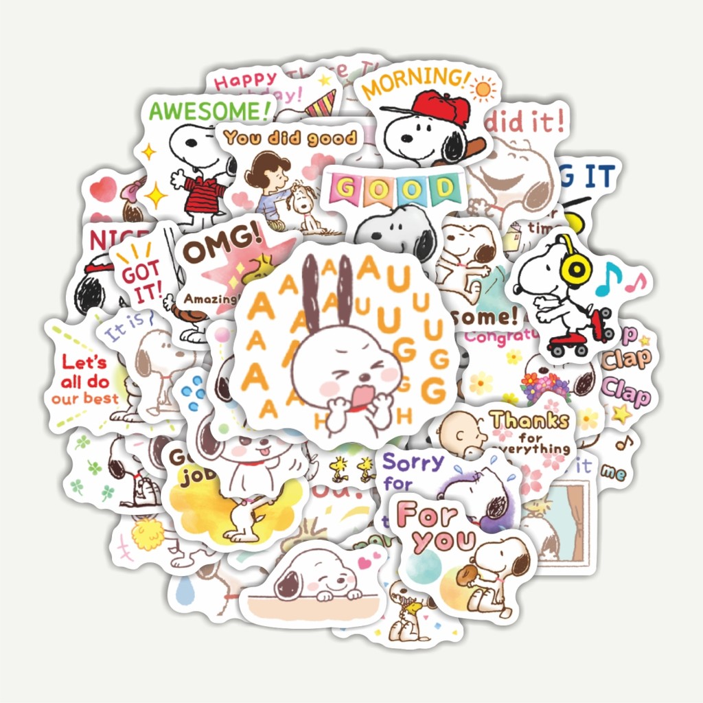 

Sticker Pack Stiker Kartun Snoopy V27 | Sticker TUMBLR | Stiker LAPTOP KOPER HELM