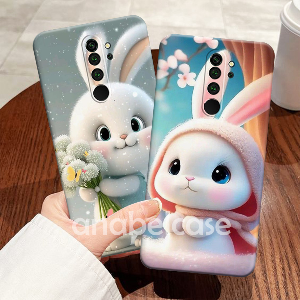 sotcase REDMI 8\8A\8A PRO\ MOTIF KELINCI LUCU\ - Case keren - Case Murah - Case Hp - Case Prokamera-
