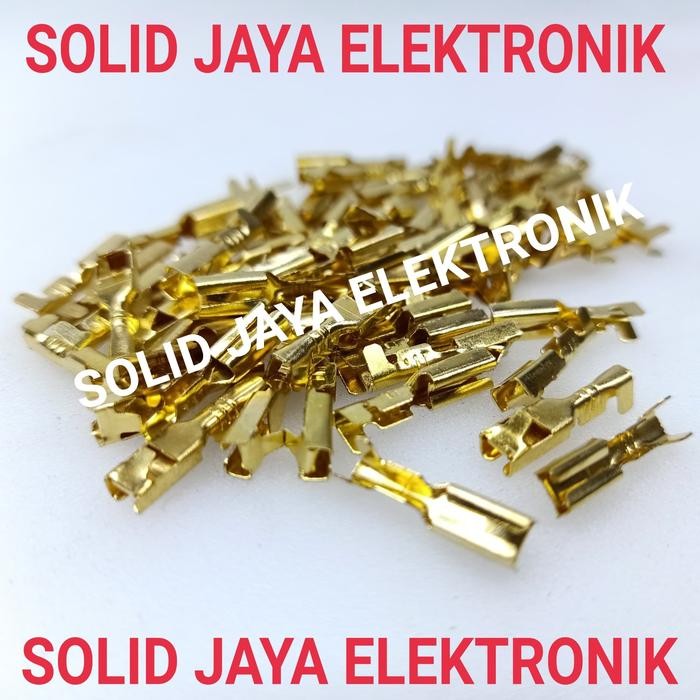 SKUN KABEL GEPENG 3 MM FEMALE SEKUN SKUN KABEL CEWE SOKET TERMINAL