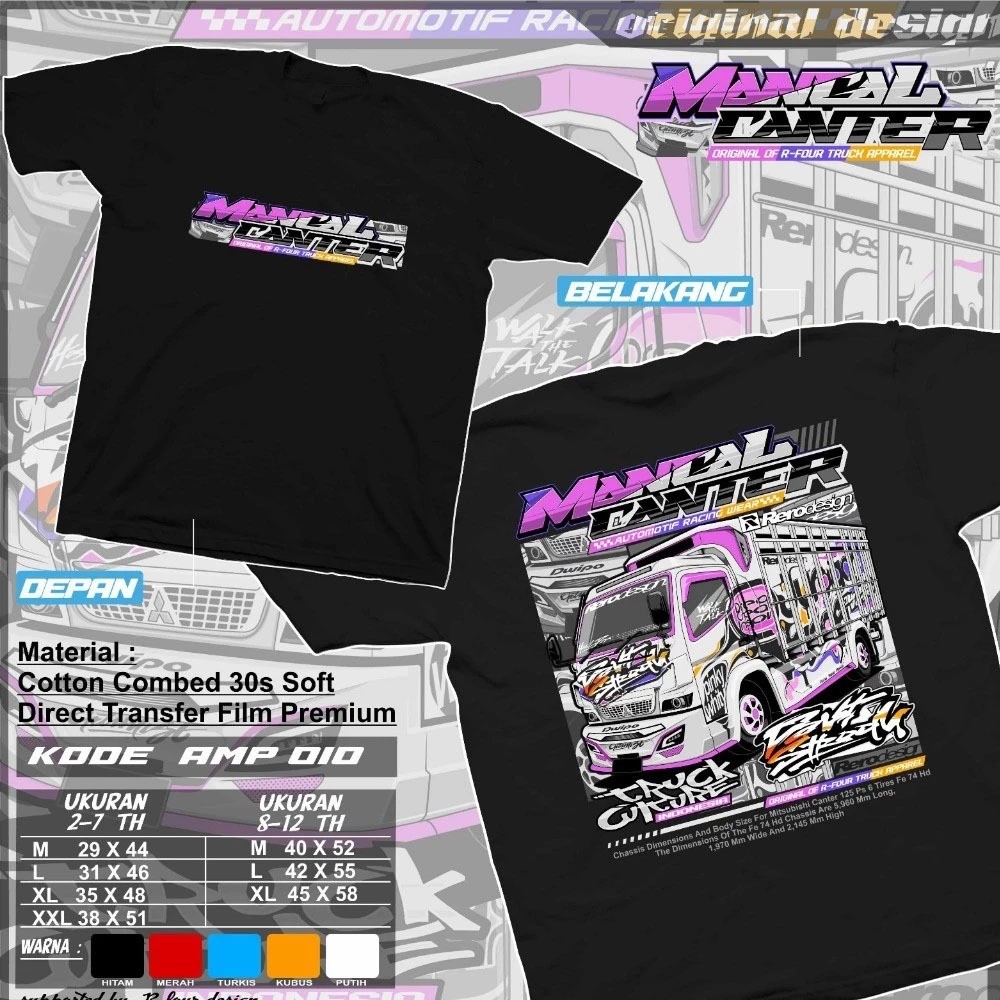 Kaos Distro TRUK CULTURE Gank racing Desain terbaru -Kaos dewasa - Kaos pria