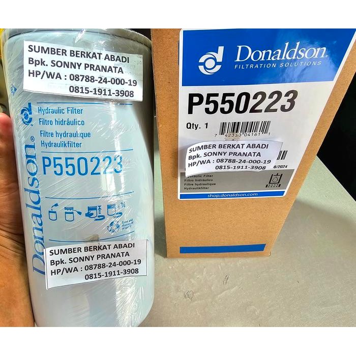 DONALDSON P550223 P55-0223 P55 0223 HYDRAULIC FILTER HF6243 HF 6243 3I1162 3130914 1992156 1930893 9